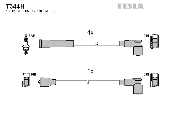 Ignition Cable Kit (T344H)