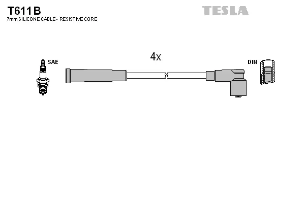 Ignition Cable Kit (T611B)