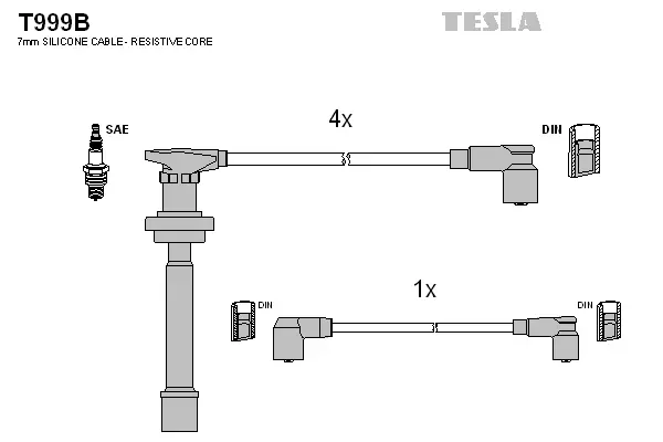 Ignition Cable Kit (T999B)