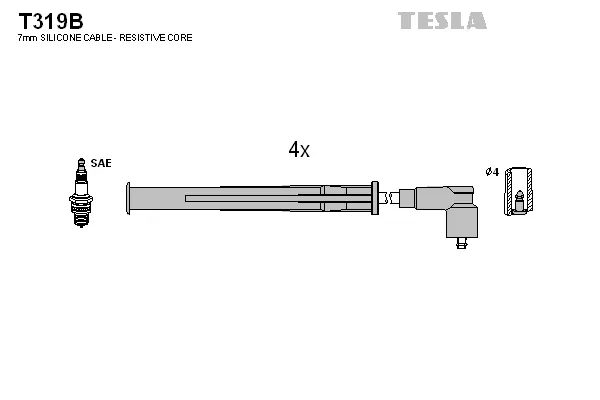 Ignition Cable Kit (T319B)