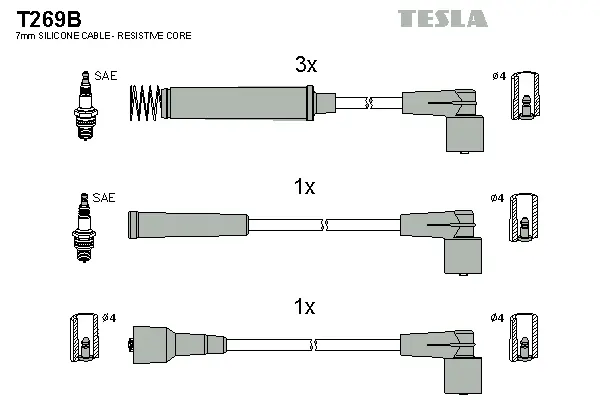Ignition Cable Kit (T269B)