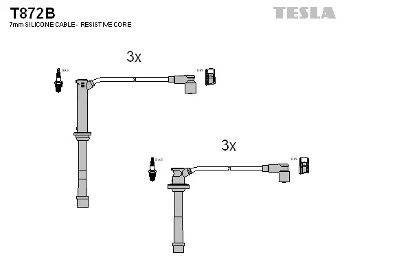 Ignition Cable Kit (T872B)