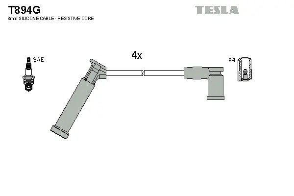 Ignition Cable Kit (T894G)