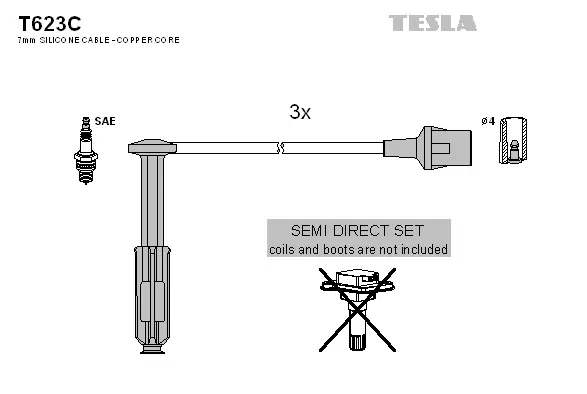 Ignition Cable Kit (T623C)