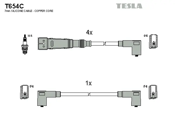 Ignition Cable Kit (T654C)