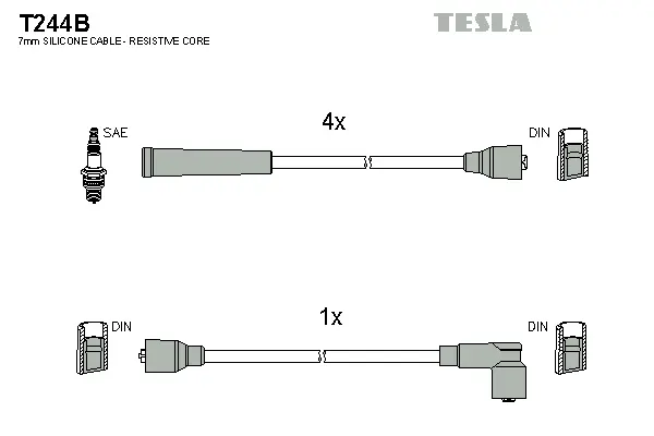 Ignition Cable Kit (T244B)