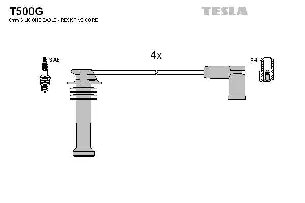 Ignition Cable Kit (T500G)