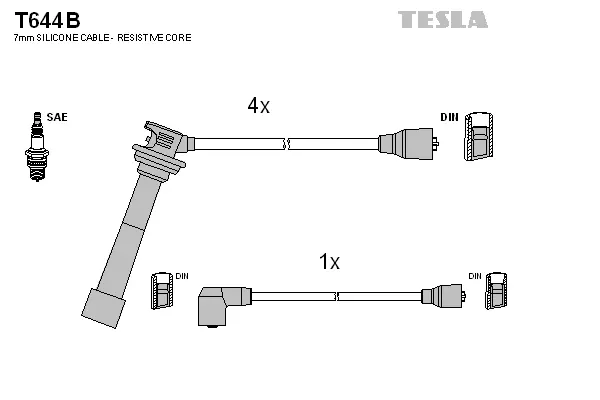 Ignition Cable Kit (T644B)