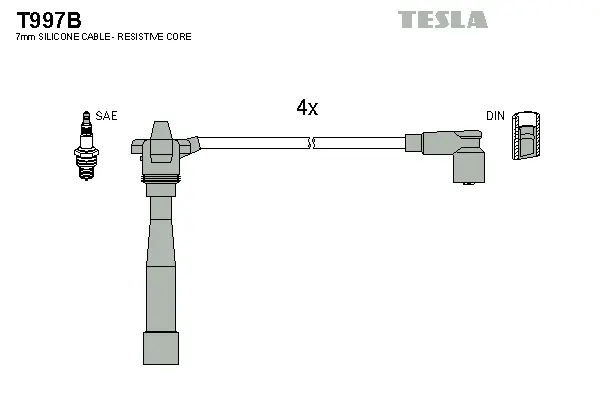 Ignition Cable Kit (T997B)