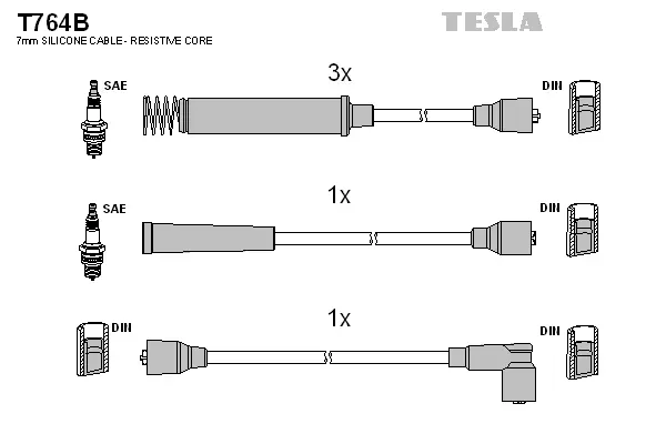 Ignition Cable Kit (T764B)
