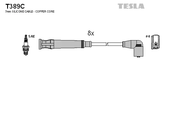 Ignition Cable Kit (T389C)