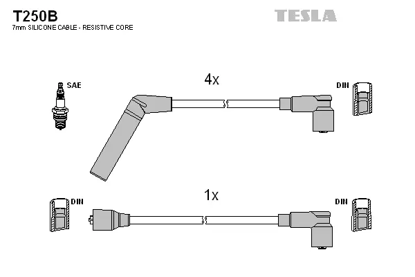 Ignition Cable Kit (T250B)