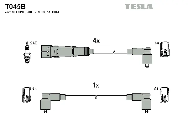 Ignition Cable Kit (T045B)