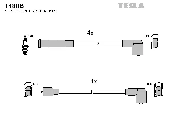 Ignition Cable Kit (T480B)