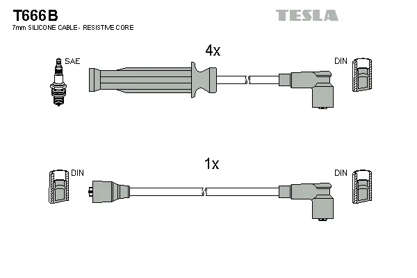 Ignition Cable Kit (T666B)