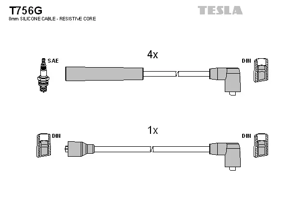 Ignition Cable Kit (T756G)