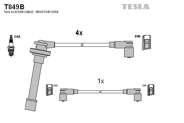 Ignition Cable Kit (T849B)
