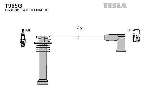 Ignition Cable Kit (T965G)