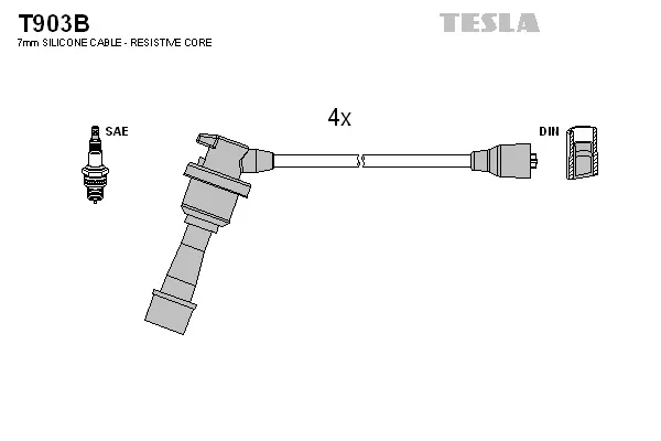 Ignition Cable Kit (T903B)