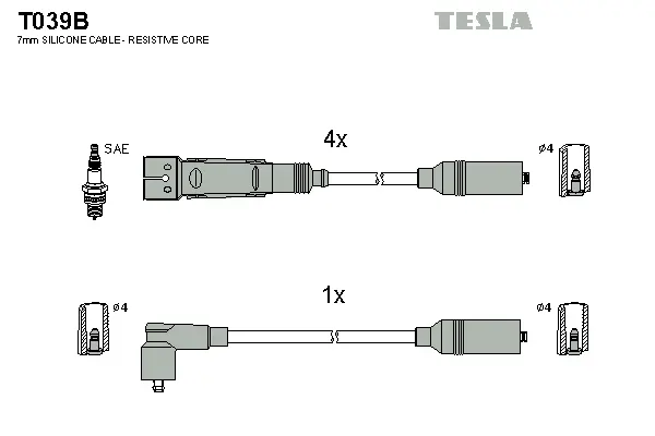 Ignition Cable Kit (T039B)