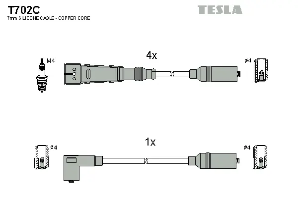 Ignition Cable Kit (T702C)