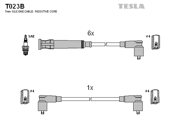 Ignition Cable Kit (T023B)