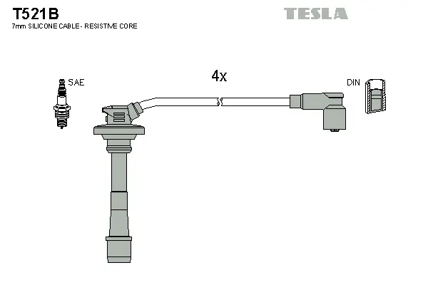 Ignition Cable Kit (T521B)