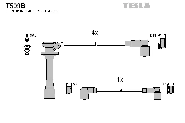 Ignition Cable Kit (T509B)