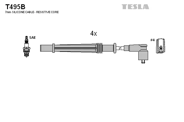 Ignition Cable Kit (T495B)