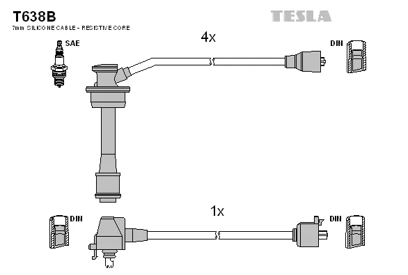 Ignition Cable Kit (T638B)