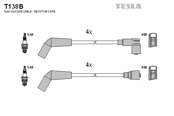 Ignition Cable Kit (T138B)