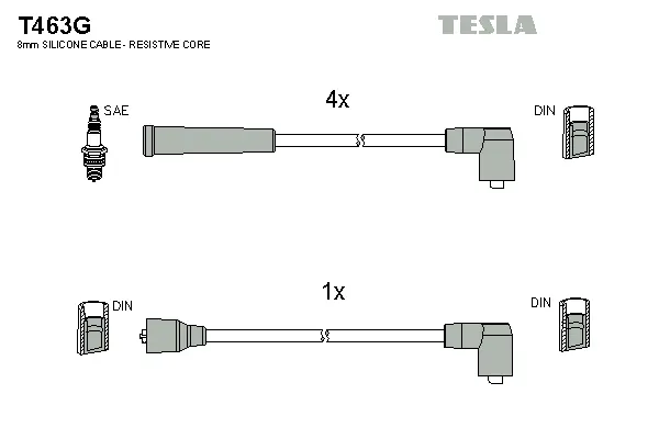 Ignition Cable Kit (T463G)