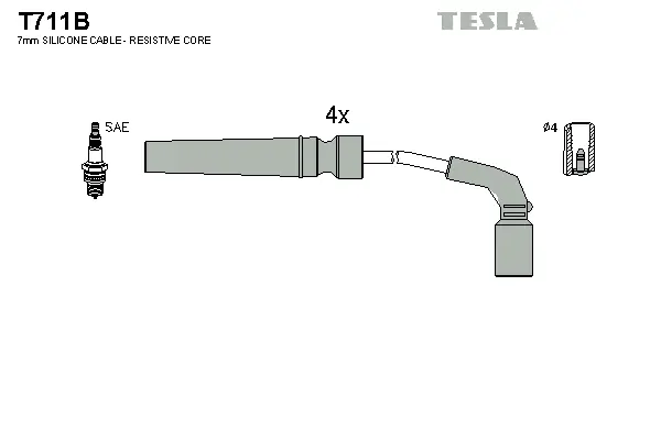 Ignition Cable Kit (T711B)