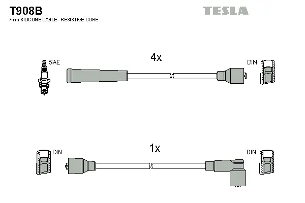 Ignition Cable Kit (T908B)