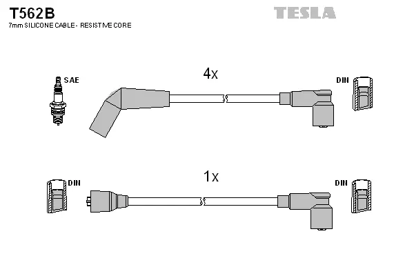 Ignition Cable Kit (T562B)