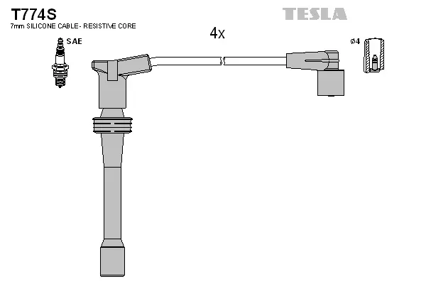 Ignition Cable Kit (T774S)
