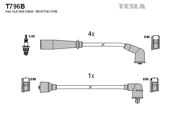 Ignition Cable Kit (T796B)