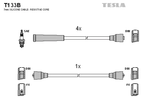 Ignition Cable Kit (T133B)