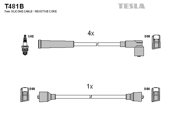 Ignition Cable Kit (T481B)