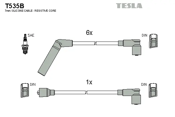 Ignition Cable Kit (T535B)