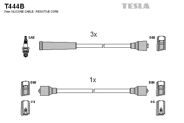 Ignition Cable Kit (T444B)