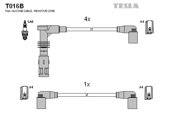 Ignition Cable Kit (T016B)