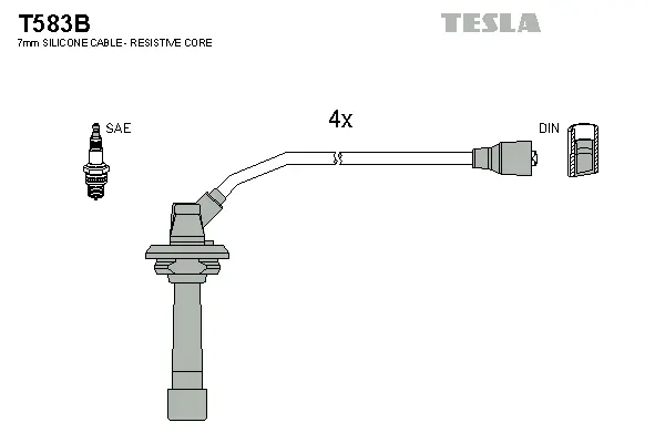 Ignition Cable Kit (T583B)