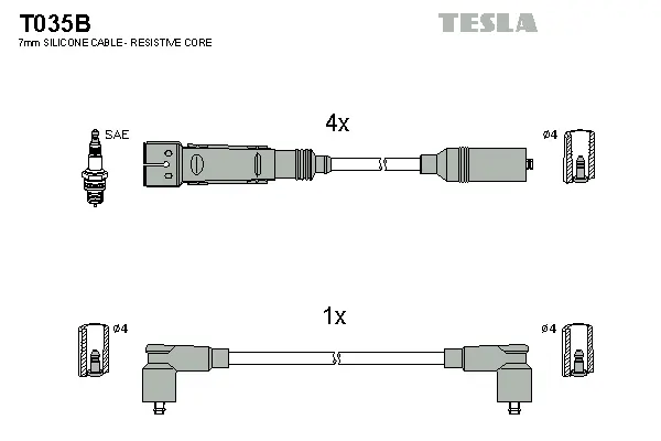 Ignition Cable Kit (T035B)