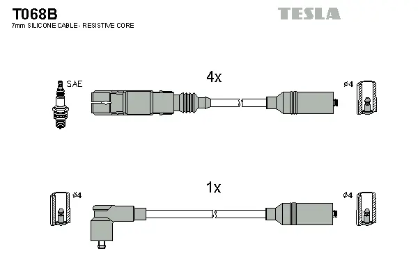 Ignition Cable Kit (T068B)