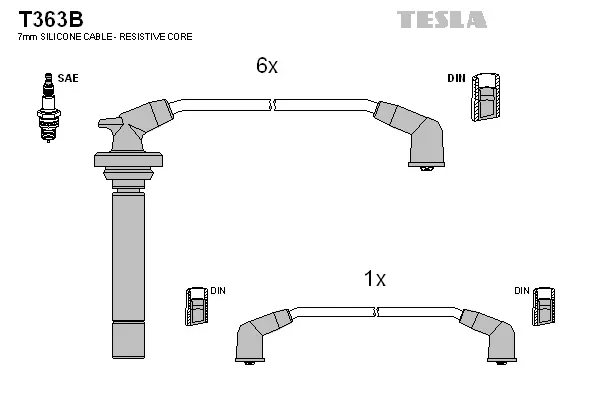Ignition Cable Kit (T363B)