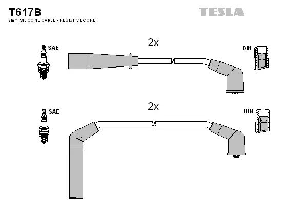 Ignition Cable Kit (T617B)