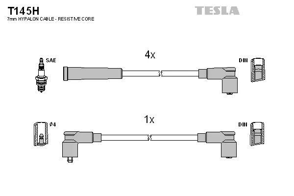 Ignition Cable Kit (T145H)