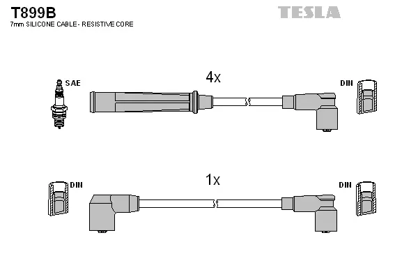 Ignition Cable Kit (T899B)