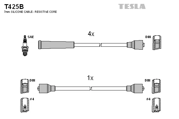 Ignition Cable Kit (T425B)